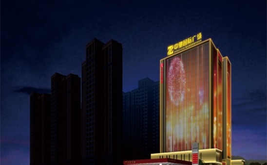 廣東湖南邵東市中馳華美達酒店亮化設計